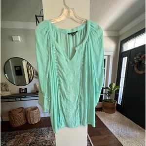 Lovely aqua tunic top